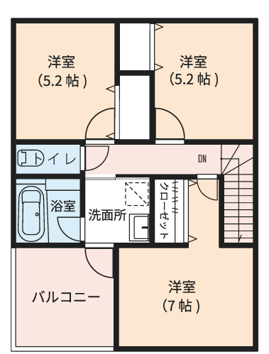 2階 - 間取り図