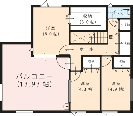 3階 - 間取り図