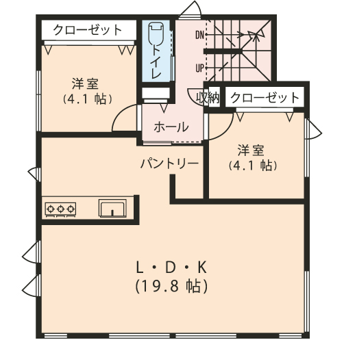 2階 - 間取り図