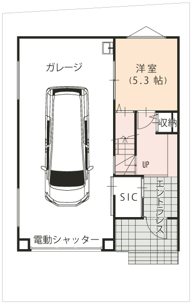 1階 - 間取り図