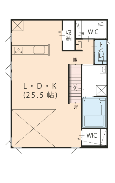 2階 - 間取り図