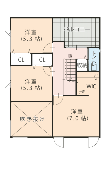 3階 - 間取り図